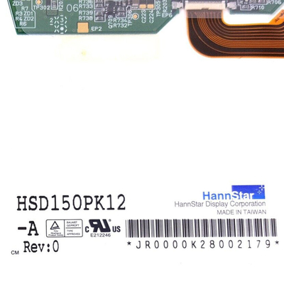 HannStar için CCFL Işık Kaynağı LCD Dizüstü Bilgisayar Ekranı 262K Renk