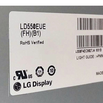 LCD Dijital Tabela için LVDS LD550EUE-FHB1 LCD Panel 55 İnç