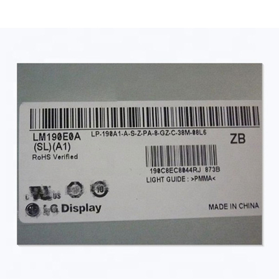 Orijinal 19,0 inç LM190E0A-SLA1 LM190E0A(SL)(A1) LCD Ekran