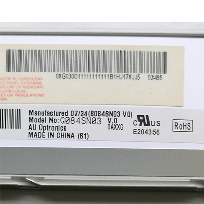 G084SN03 V0 Yeni Orijinal 8.4 inç SVGA 800(RGB)×600 AUO için TFT LCD Ekran