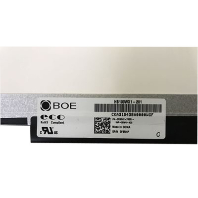 BOE 13.3 İnç Dizüstü Bilgisayar Ekranı HB133WX1-201 RGB 1366X768 LCD Ekran Modülü