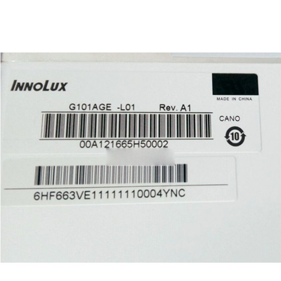 10.1 Innolux 1024 * 600 LCD Ekran Modülü Paneli G101AGE-L01 için