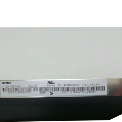 N125HCE-GN1 12,5 İnç LCD Ekran Paneli 1920X1080 FHD 176PPI 300cd/M2 LVDS Girişi