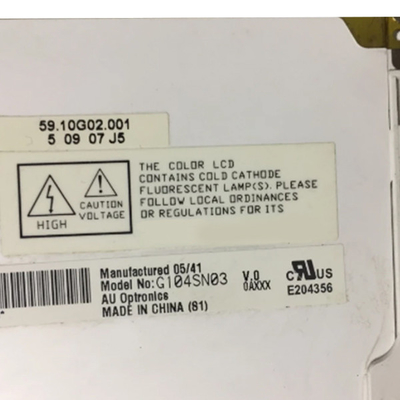 G104SN03 V.0 10.4 inç LCD Modül 800*600 Endüstriyel ekranlar için uygundur