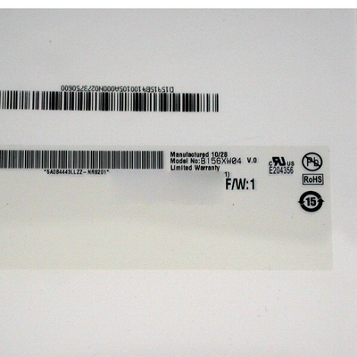 AUO B156XW04 V0 15.6 İnç Dizüstü Bilgisayar LCD Paneli 1366*768 100PPI Mat