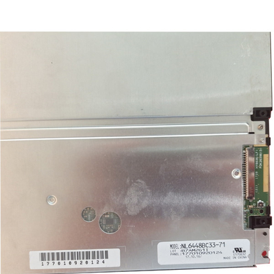 Endüstriyel için 10.4 inç WLED 640 * 480 20pin LVDS TFT LCD ekran NL6448BC33-71