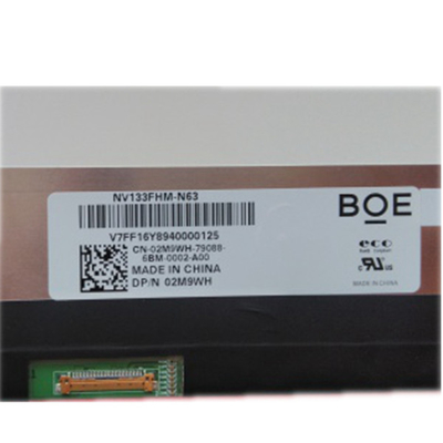 BOE NV133FHM-N63 1920x1080 FHD IPS Panel 13.3 inç İnce Led Dizüstü Ekran