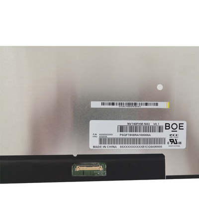 BOE Slim 30 pins Edp Dizüstü Lcd Led Ekran NV140FHM-N63 Asus Ux433 Için 14.0 Inç
