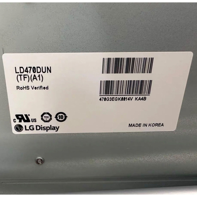 60Hz LCD video duvar monitörleri LD470DUN-TFA1 Dokunmatik Panelsiz