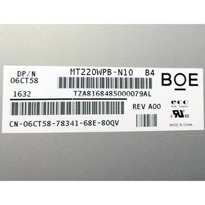 BOE EV220WPB-N10 22 inç 1680*1050 LVDS 30 pinli tıbbi görüntüleme için lcd ekran