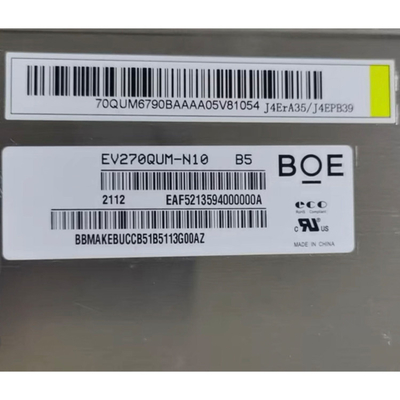 EV270QUM-N10 27.0 İnç BOE LCD Panel Ekran 3840*2160 UHD LCD Ekranlar