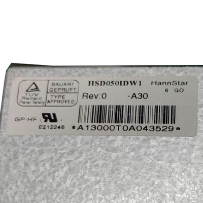 5.0 İnç LCD Ekran Modülü 800*480 TFT LCD Ekran HSD050IDW1-A30
