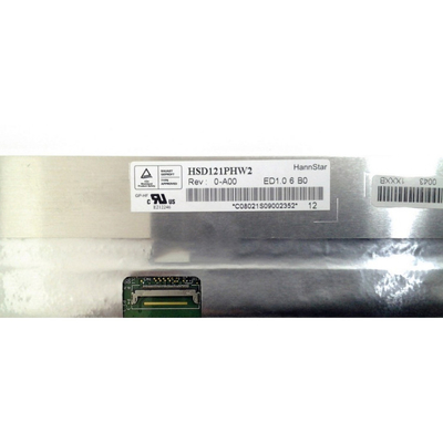 HSD121PHW2-A00 HannStar 12.1 inç 1366*768 dizüstü bilgisayar için LCD ekran