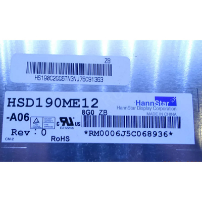 HSD190ME12-A06 19.0 Inch LCD Ekran 1280*1024 LVDS 30 Pin LCD Ekran