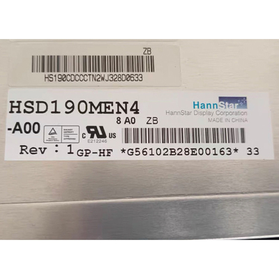 19.0 inç LCD Ekran Modülü HSD190MEN4-A00 TFT LCD Ekran Modülü