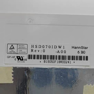 Orijinal HannStar 7.0 inç 800*480 LCD Ekran Ekran Paneli HSD070IDW1-A00