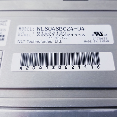 Endüstri için 103PPI NL8048BC24-04 LCD Ekran Ekranı