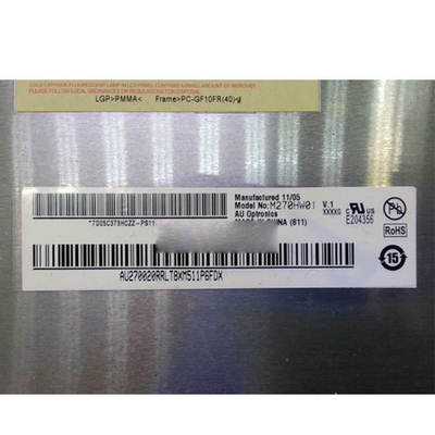 27.0 inç M270HW01 V1 30 pinli 81PPI TFT LCD monitörü