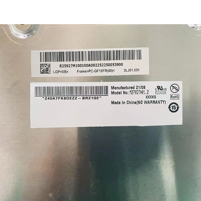 Yüksek Parlaklık 70 Pin M270DTN01.2 12.0V Tip TFT LCD Ekranı