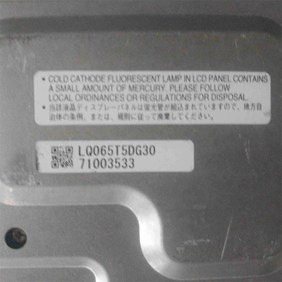 LQ065T5DG30 Araç GPS navigasyonu için orijinal 6.5 inçlik LCD Ekran