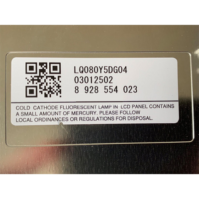LQ080Y5DG04 LCD Ekran 8.0 inç 800*480 LCD Panel