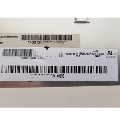 75 Pin Bağlantısı Yeni M150XN05 V6 15.0 inç TFT LCD Ekranı
