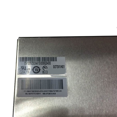 Endüstriyel G070VVN01.1 için 50 pin 7.0 inç TFT LCD Ekranı