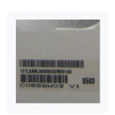 6.5 inç C065GW03 V1 55 pin Paralel RGB 72PPI LCD Ekran