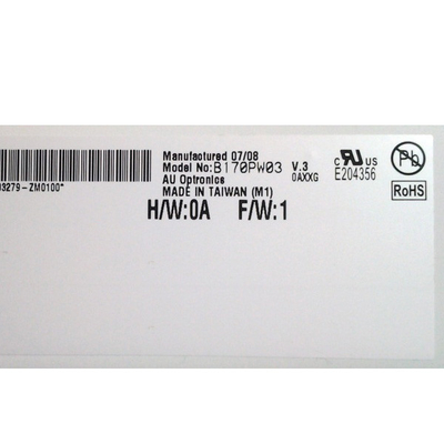 Yeni B170PW03 V3, AUO için 1440*900 çözünürlüklü TFT LCD panelli