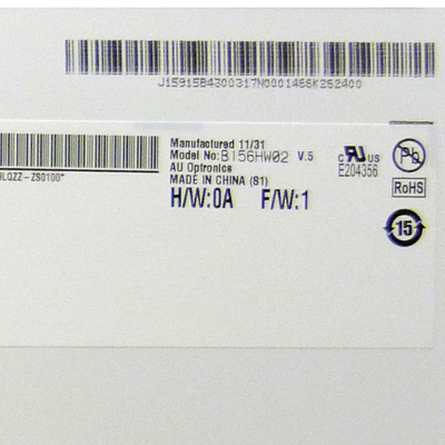 Yüksek kaliteli TFT-LCD B156HW02 V5 3.3VTyp ekran ekranı
