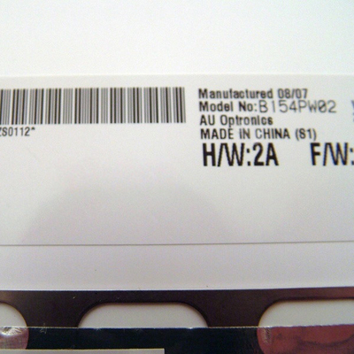 Yeni B154PW02 V1 15.4 inç ayna sert kaplama LCD ekran