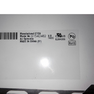 15.4 inç B154EW02 V0 HW3A Mat yüzey Sert kaplama LCD ekran