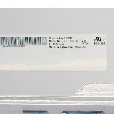 B141XG10 V0 14.1inç 1024*768LCD Ekranı TFT-LCD Ekranı
