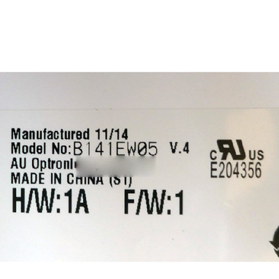 B141EW05 V4 14.1 inç 1280*800 TFT-LCD ekran LCD ekran