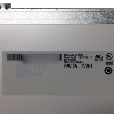 B140XTT01.3 14.0 inç 1366*768 dizüstü bilgisayar TFT-LCD ekranı için