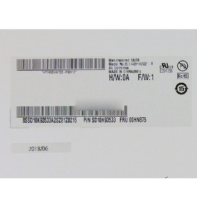 B140HAN01.8 AUO için 14.0 inç 1920*1080 LCD Ekran Ekran