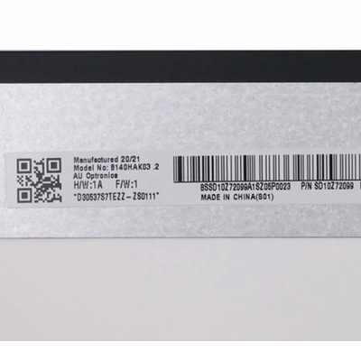 B140HAK03.2 Laptop için 14.0 inç 1920*1080 LCD Ekran Ekran