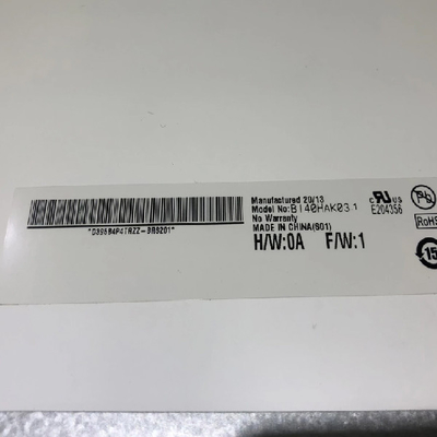 B140HAK03.1 Laptop için 14.0 inç 1920*1080 LCD Ekran Ekran