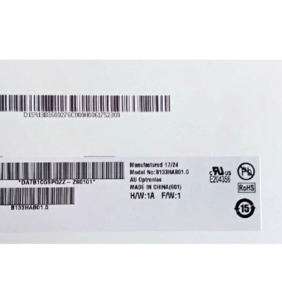 B133HAB01.0 HW1A 1920*1080 13.3 inçlik TFT-LCD ekran ekranı