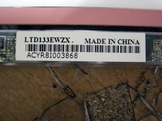 LTD133EWZX LVDS 13.3 inç TFT LCD Ekran Paneli dizüstü bilgisayar için