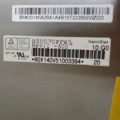 HSD070PFW3-A00 orijinal 7.0 inçlik LCD ekran ekran paneli