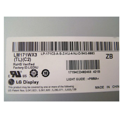 LM171WX3-TLC2 Masaüstü Monitörü için 17.1 inç 1440*900 LCD Panel