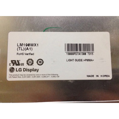 LM190WX1-TLA1 19.0 inç 1440*900 TFT LCD Ekran Ekranı
