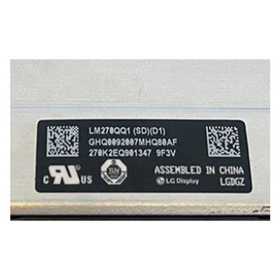 LM270QQ1-SDD1 Masaüstü Monitörü için 27.0 inç 5K LCD Panel Modülü