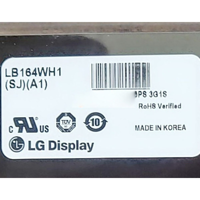 16.4 İnç LB164WH1-SJA1 Gerilmiş Çubuk LCD 1366×238 IPS