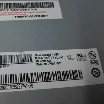 M170EG01 V0 TFT LCD Panel 1280x1024 LVDS 30 Pinli Konnektör