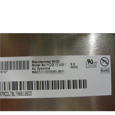 M201EW01 V0 1680*1050 a-Si TFT-LCD , LCM LVDS (2 kanal, 8-bit), 30 pinli Konnektör Masaüstü Monitör
