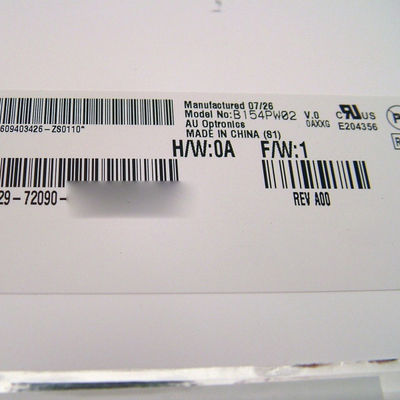 İyi bir fiyat. B154PW02 V0 boyutu 15.4 inç 1440*900 110PPI LCD Ekran çevrimiçi