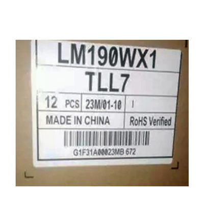 İyi bir fiyat. LM190WX1-TLL7 19.0 inç LCD Panel 1440*900 LCD Modülü Ekranı çevrimiçi