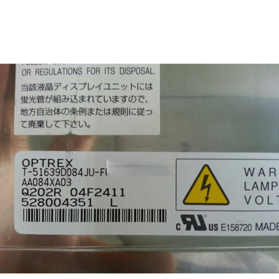 İyi bir fiyat. OPTREX için T-51639D084JU-FW-A-AB Yeni Orijinal 8,4 inç LCD Ekran çevrimiçi